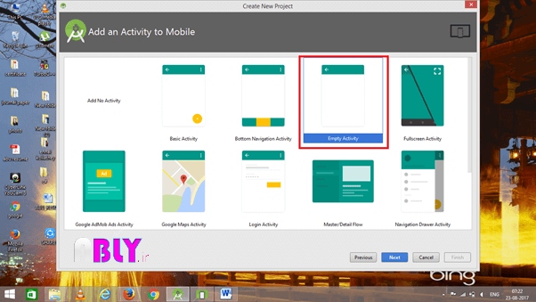 activity of android studio